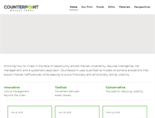 Tablet Screenshot of counterpointmutualfunds.com